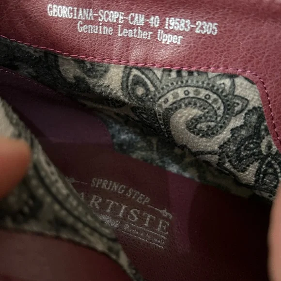 Spring Step L’ Artiste Multicolor Paisley women’s Boots size 40 - Picture 7 of 10